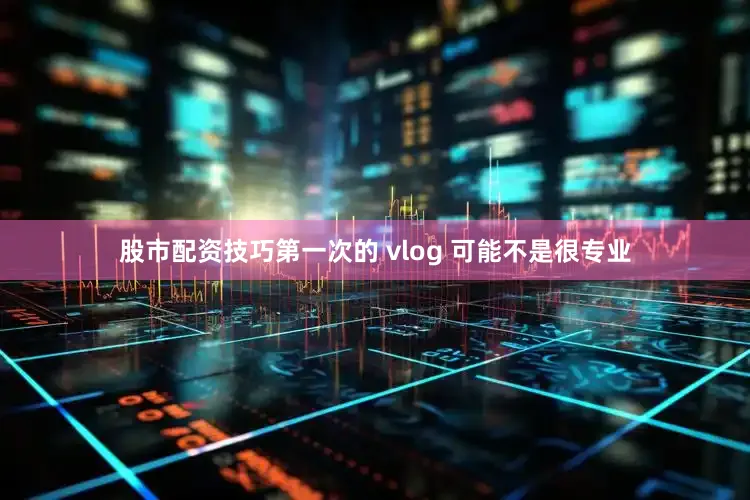 股市配资技巧第一次的 vlog 可能不是很专业